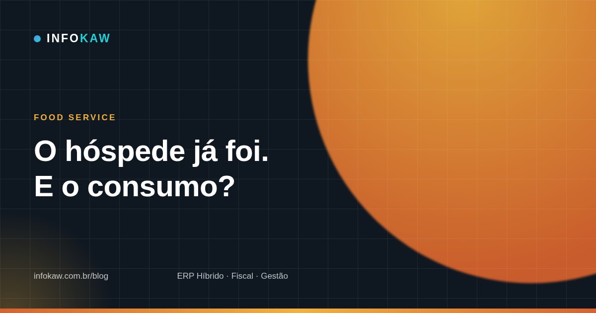 O consumo que a pousada descobre depois que o hóspede foi embora
