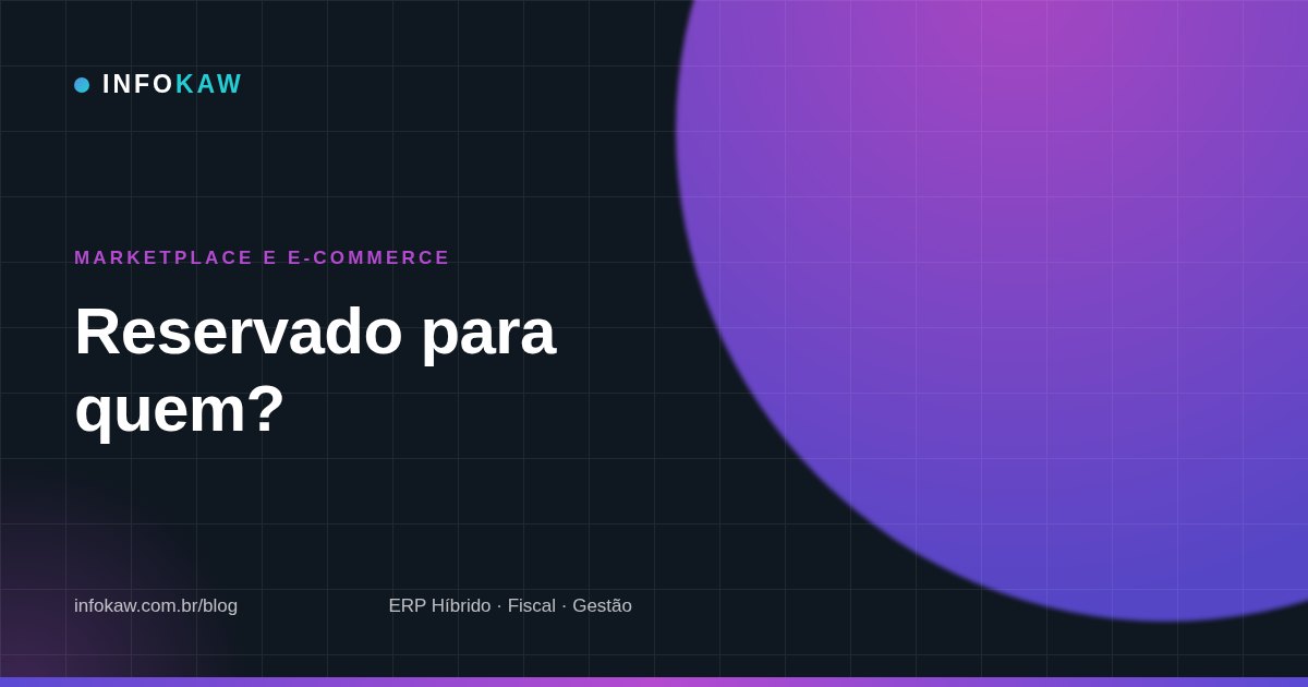 Reserva de estoque no Mercado Livre: o que é, quando usar e quanto separar